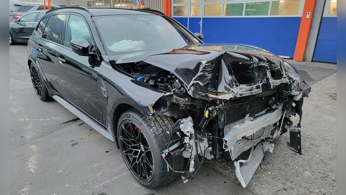 Разбитый BMW M3 Touring продают по цене лимитированного Mustang Mach 1