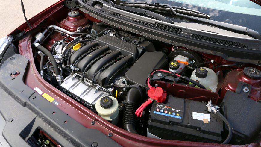 Nissan Almera - 2014 - двигатель