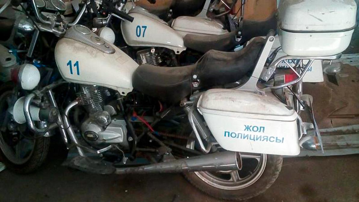 Полицейские списали в продажу свои мотоциклы