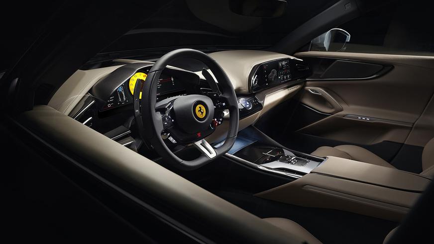 Ferrari Purosangue: заднепетельные двери и атмосферный V12