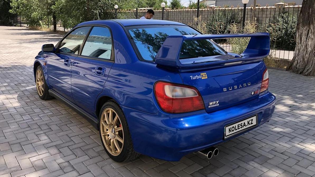 Subaru Impreza WRX STI с мизерным пробегом продают в Шымкенте