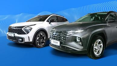 Hyundai Tucson и Kia Sportage попали в топ-3 продаж января в РК