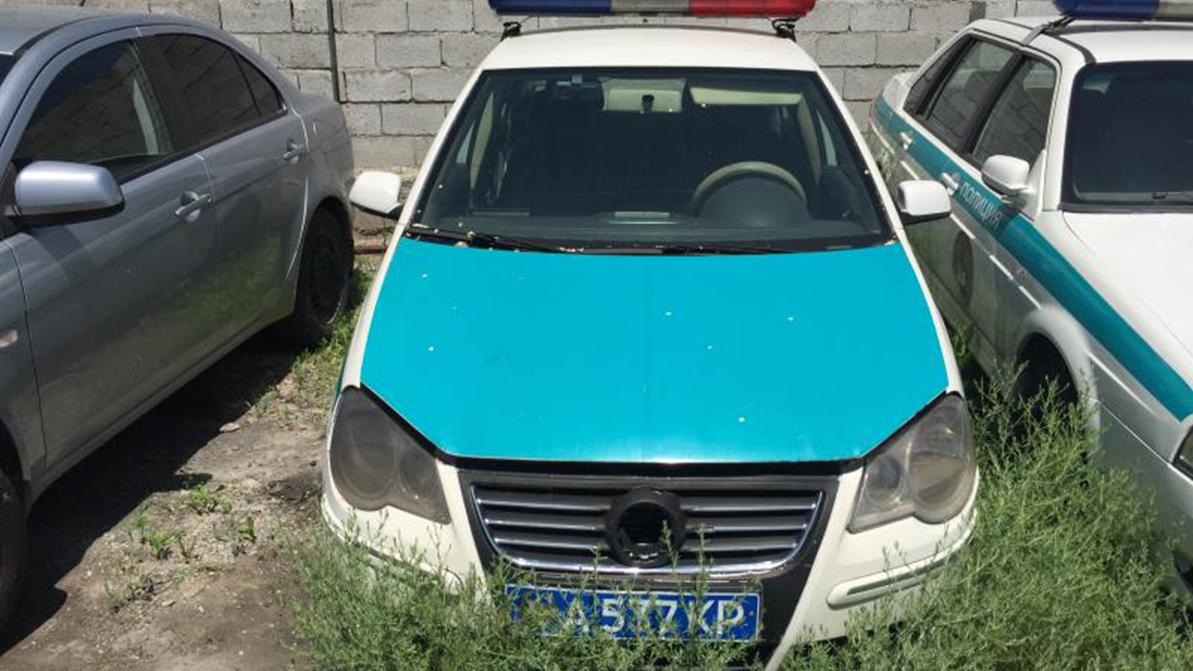 Списанные полицейские машины Казахстан