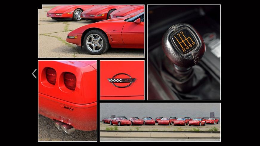 С молотка уйдёт коллекция из 15 красных Chevrolet Corvette