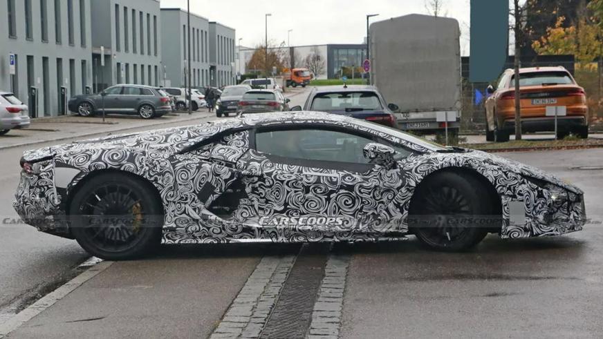 Преемник Lamborghini Aventador показался на патентных картинках