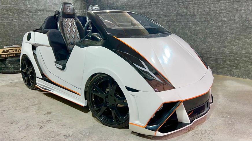 Smart ForTwo превратили в нелепую копию Lamborghini и выставили на продажу