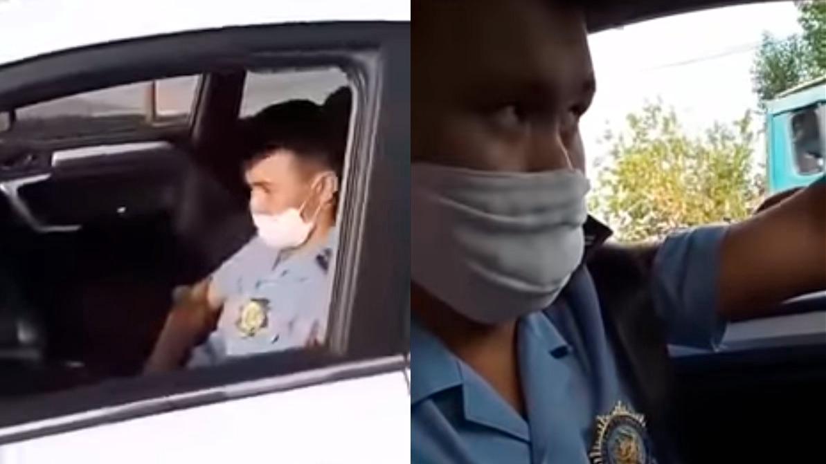 Автора ролика со спящим полицейским оштрафовали