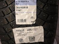 Новые шины с дисками Michelin X-ice north 4 265/65/18 за 220 000 тг. в Астана