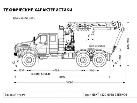Урал  4320-72 NEXT с КМУ ИТ-200 с ППБ 30Б-32-14К 2019 года за 48 000 000 тг. в Темиртау – фото 11