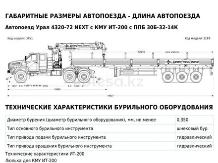 Урал  4320-72 NEXT с КМУ ИТ-200 с ППБ 30Б-32-14К 2019 года за 48 000 000 тг. в Темиртау – фото 13